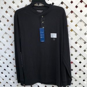 Men’s Black Medium Henley